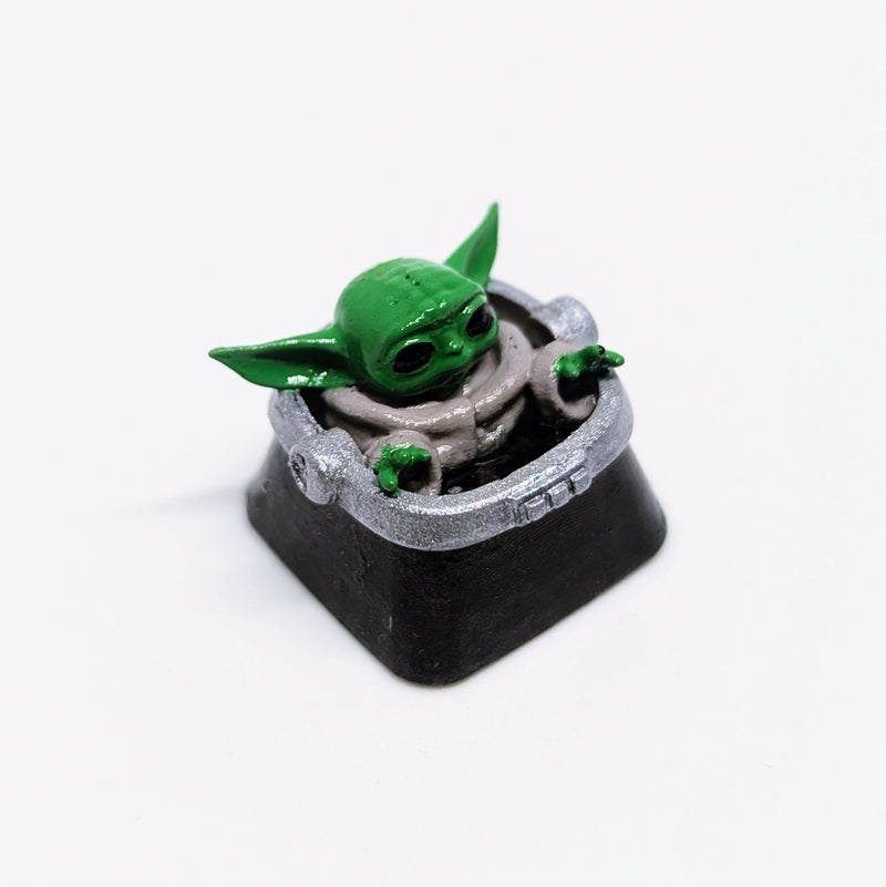 baby yoda-grogu-mandalorian-artisan-keycap