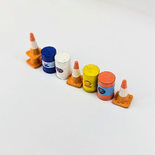 miniature parts-barrels-cones-1/64-artisan-bespoke-collection