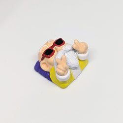 master roshi-dragon ball-dbz-artisan-keycap