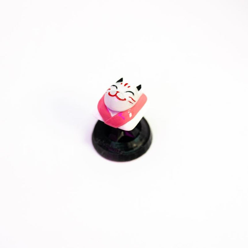 kitsune-cat-cute-artisan-keycap