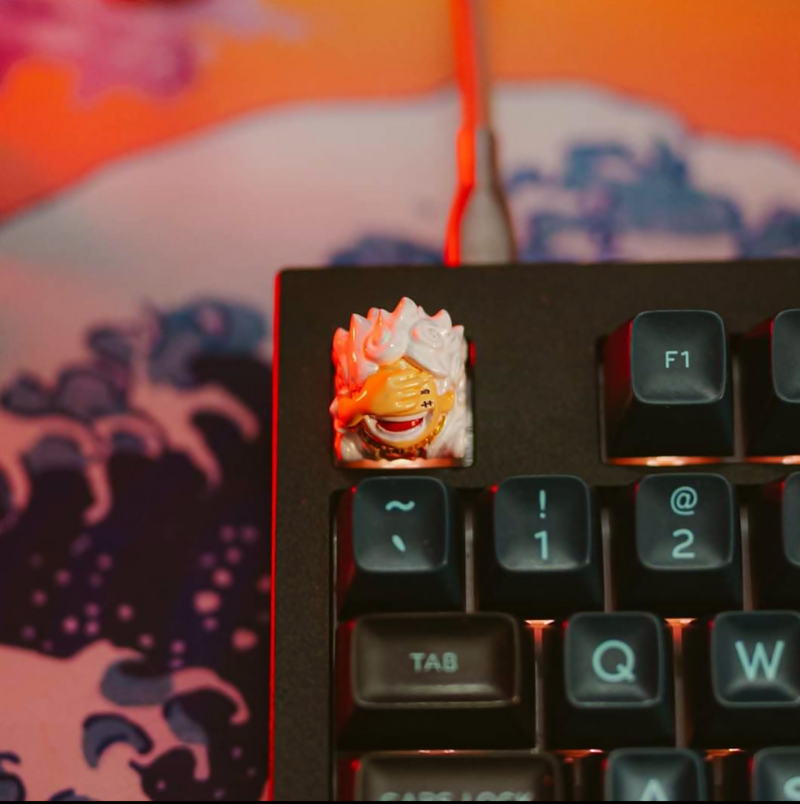 luffy-gear 5-g5-one piece-artisan-keycap